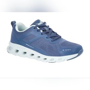 Avia Womens Blue Athletic Shoes